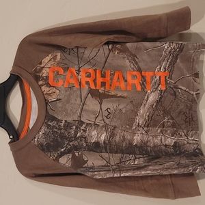 Carhartt BOYS CARHARTT CAMO RAGLAN TSHIRT